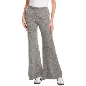 Wispr Womens  Flared Rib Pant, Grey